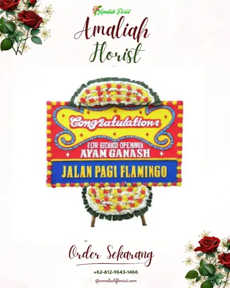 Sewa Papan Bunga Pasir Jambu